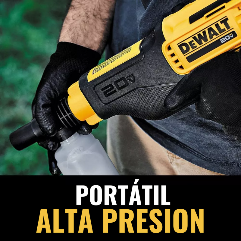 Kit Original DeWalt: hidrolavadora portátil + accesorios + 2 baterías gratis de 48V - promoción por cierre de tienda