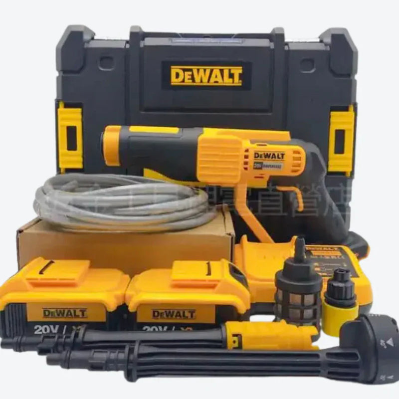 Kit Original DeWalt: hidrolavadora portátil + accesorios + 2 baterías gratis de 48V - promoción por cierre de tienda